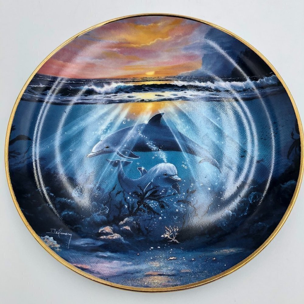 The Franklin Mint Dance Of The Dolphin Limited Edition Plate